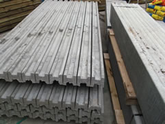 A small section of our concrete post range